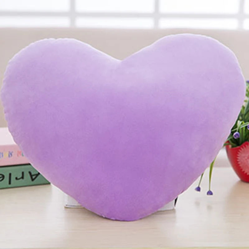 1PC Doll Toy Pillow Red Love Heart Shape Stuffed Plush Cushion PP Cotton Throw Home Decoration Soft Wedding Decor Lover Kid Gift