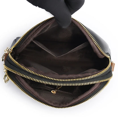 100% Genuine Leather Shoulder bag Women Handbag Designer Cowhide Flap Bag Luxury Women's Messenger Bags Crossbody Bags For Women