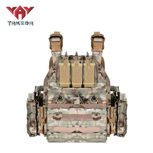 Quick Take Off Vest Outdoor Combat Durable and Breathable Camo Clothing MOLLE System Tactical Tank Top