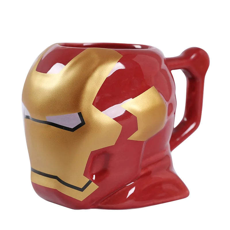 450-500ml Ceramics Mug Marvel Avengers Iron Man The Hulk Super Captain America Batman Magical Woman Hero Mug Milk cup Coffee cup