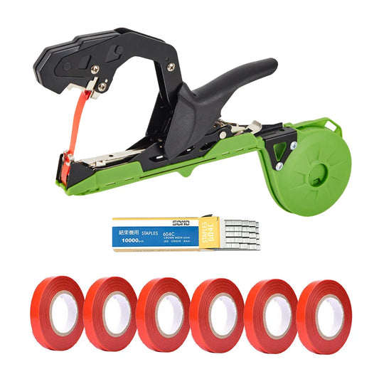 Drtools New Elbow Large Mouth Agricultural Fruit and Vegetable Hand Tying Binding Machine Tapener Tapes Binding Garden Tools2023
