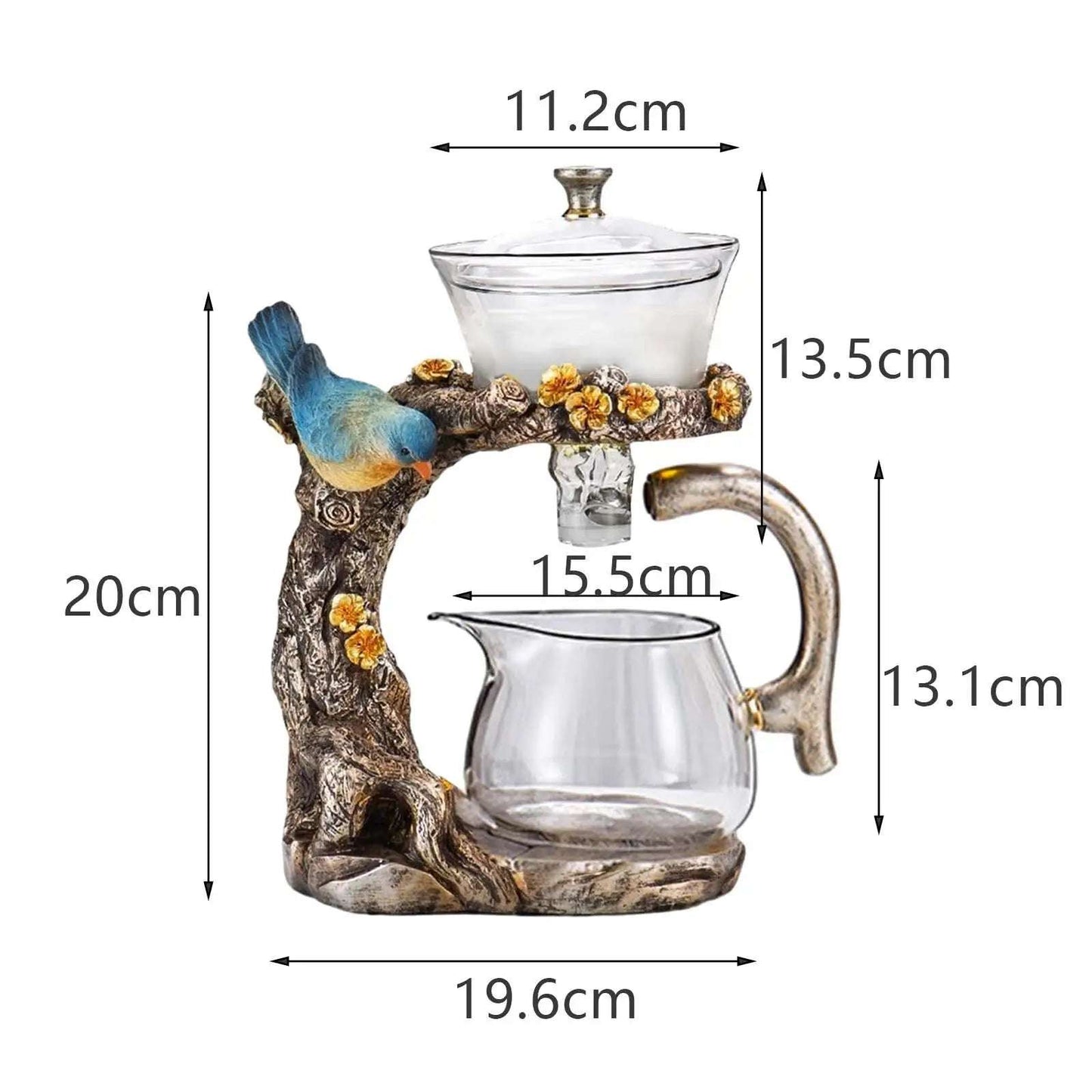 Magnetic Teapot Tea Kettle Kungfu Drip Teapot with Infuser for Birthday Gift Dining Room New Year Tea House Father's Day