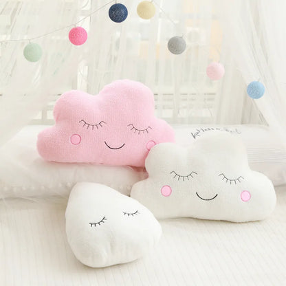 Home Bedroom Pillow Comfortable Sky Series Plush Toy Cushion Cloud Moon Rain Star Sofa Backrest Children's Room Decoration