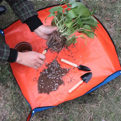1pcs Planting Mat 50cm-100cm Gardening Potting Pad Foldable Garden Plant Flower Pot Transplanting Waterproof Mats