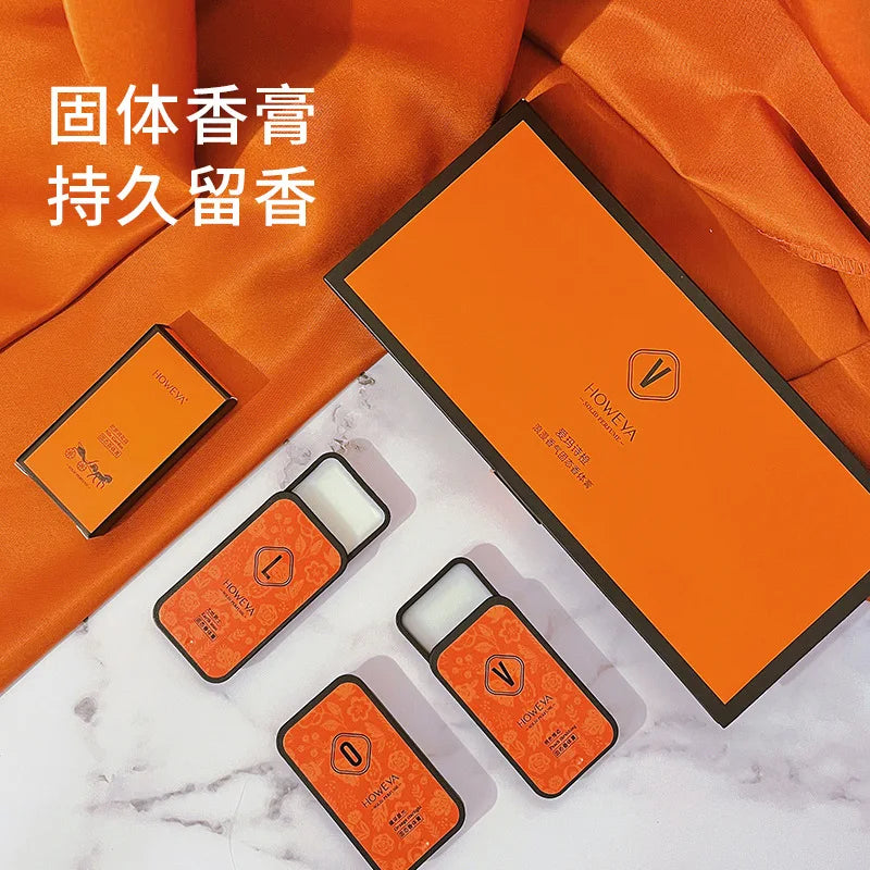 High Quality Solid Ointment Set Famous Brand Aroma Natural Floral and Fruity Aroma Long Lasting Scent Solid Fragrance Cream