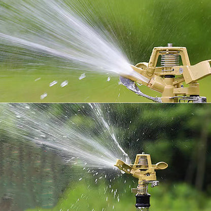 1/2"Male Thread Rotating Rocker Sprinkler Adjustable Impact Sprinkler Lawn Garden Park Orchard Field  Irrigation Watering Nozzle