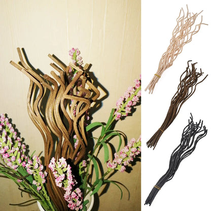 5/20pcs Aromatherapy Diffuser Sticks Vine Aroma Volatile Leaf Shaped Natural Reed Fragrance Aroma Oil Diffuser Diy Home Decor