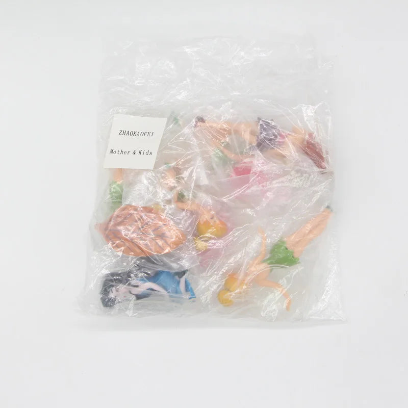 6pcs/set Anime Tinkerbell Fairy Tales Girls Tinker Bell PVC Action Figures Toys
