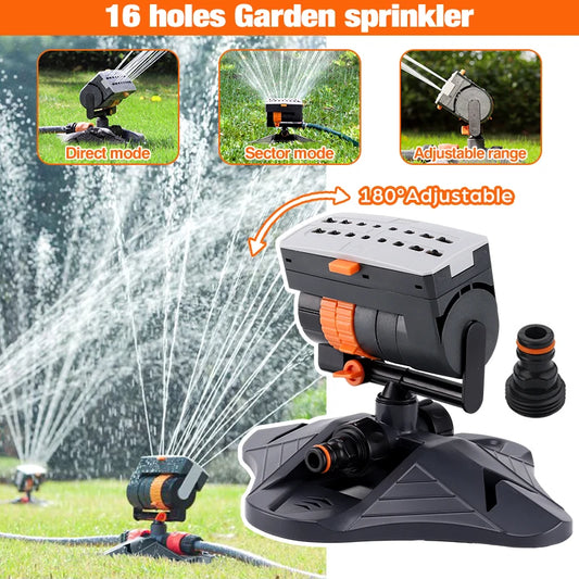 Swing Garden Sprinkler 180° Angle Adjustable Lawn Park Irrigation Water Sprayer Plant Watering System Accessories For Outdoor