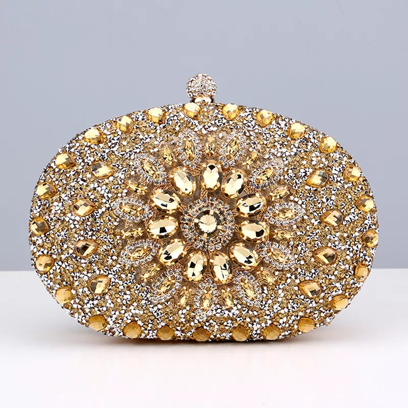 2022 Diamond Women Luxury Clutch Evening Bag Wedding Crystal Ladies Ce
