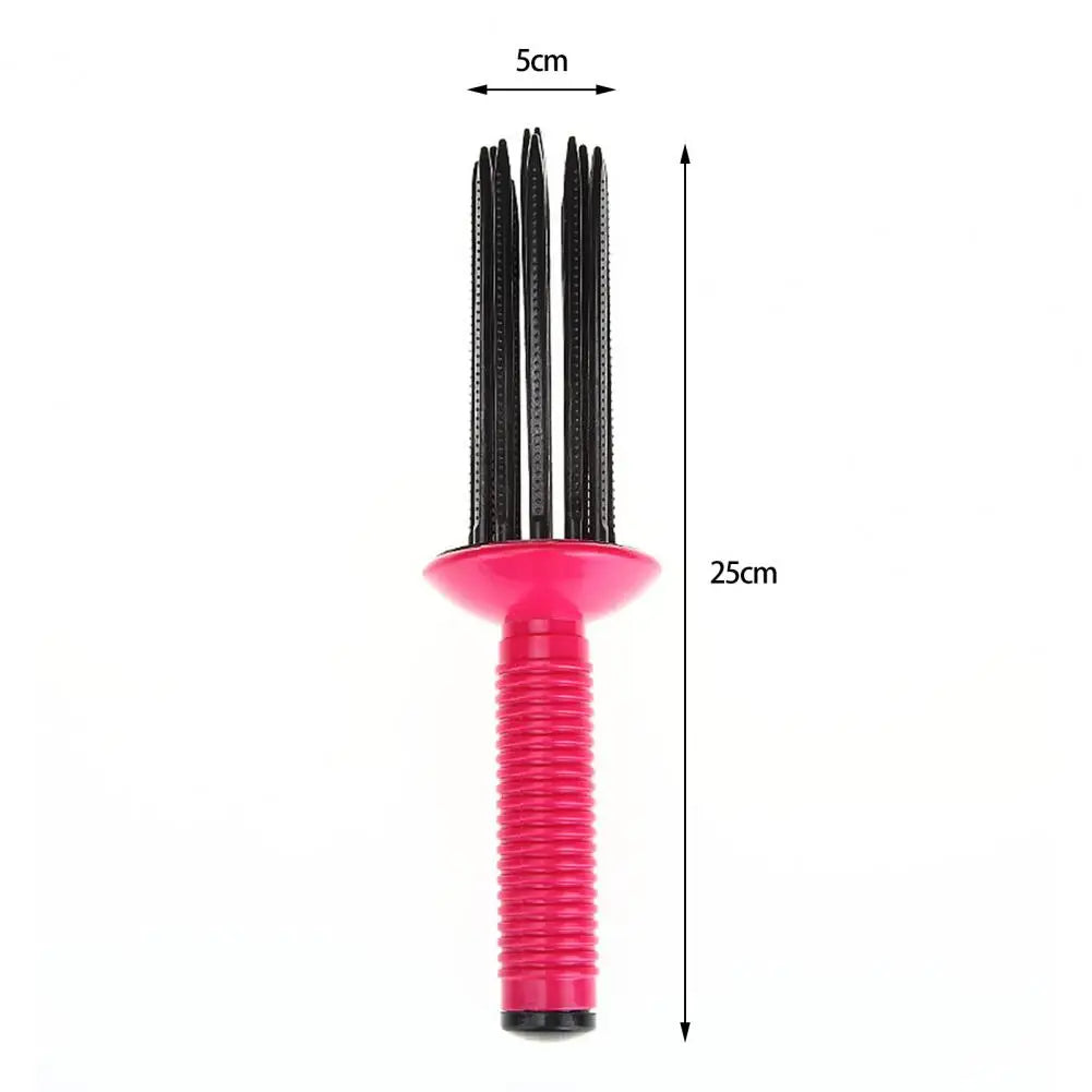 Exquisite Hair Curler Combs Hair Fluffy Styling Curler Heatless Curling Hair Brush Roller Tools Women Professional Apparatus
