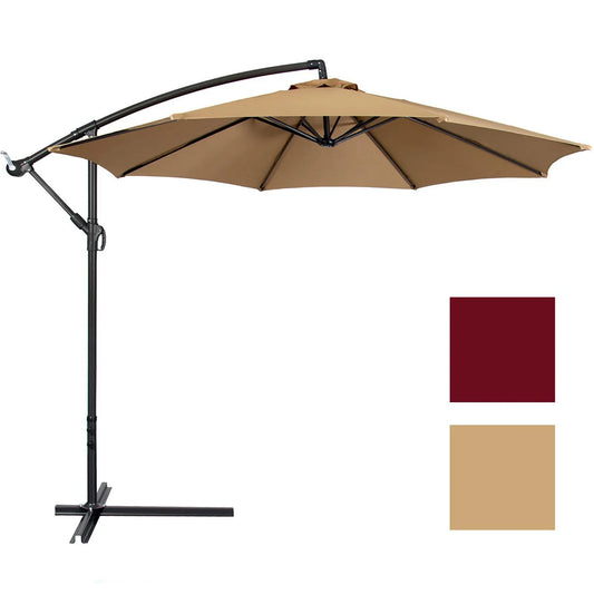 2/2.7/3m Garden Umbrella Cover Waterproof Beach Canopy Outdoor Garden UV Protection Parasol Sunshade Umbrella Replacement Cover