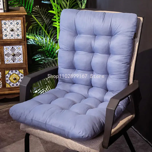 Solid Cushion Soft Comfortable Reclining Chair Cushion Outdoor Garden Chair Cushions High-Backed Chair Pads Lounger Cushion