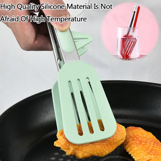 Food-Grade Silicone Kitchen Food Clip Steak Barbecue Bread Fried High-Temperature Resistance Anti-Scald Bbq Clips
