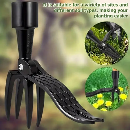1PCS Stand Up Weed Puller Tool with Screw Holes Portable Weeding Head Replacement Gardening Digging Weeder Removal Accessory