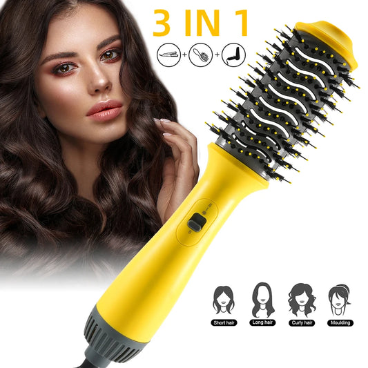 3 IN 1 Hot Air Brush One-Step Hair Dryer And Volumizer Styler and Dryer Blow Dryer Brush Professional 1000W Hair Dryers
