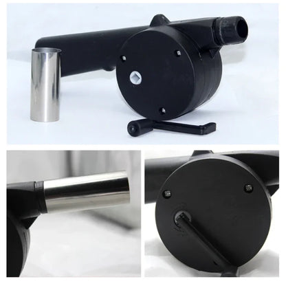 Hand operated blower Hand BBQ Fan Outdoor barbecueFan Air Blower For Barbecue Picnic Manual Grill BBQ Fan Fire Bellows BBQ Tools