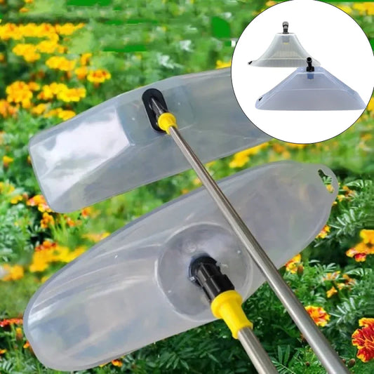 Garden Windproof Sprayer Power Sprinkler Cover Transparent Fan-type Atomizing Nozzle for Agricultural Irrigation Supplies