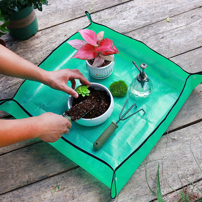 Plant Repotting Garden Mat Waterproof Transplanting Mats Indoor Succulent Potting Mat Portable Gardening Soil Mat