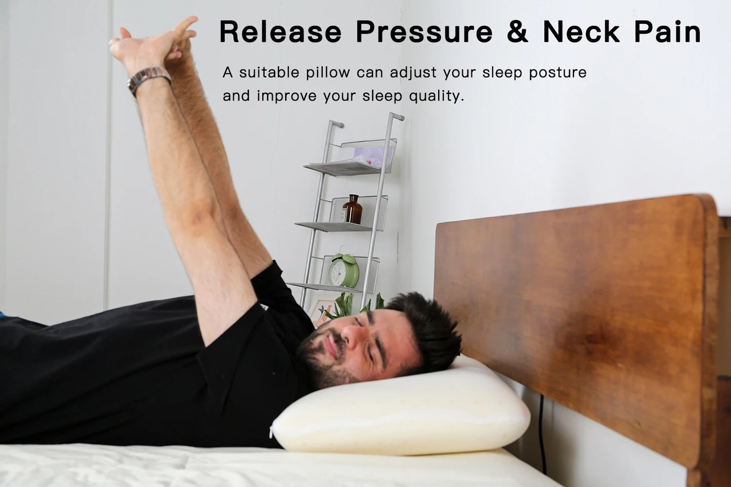 PurenLatex 60x40x10cm jastëk ortopedik i jastë