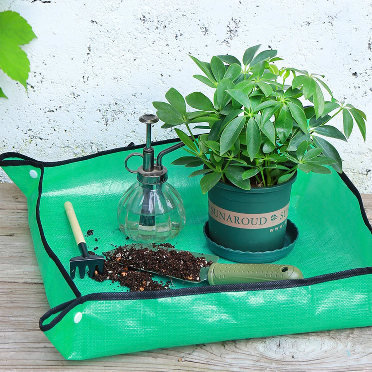 Plant Repotting Garden Mat Waterproof Transplanting Mats Indoor Succulent Potting Mat Portable Gardening Soil Mat