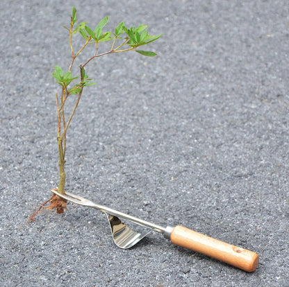 Steel Root Extractor Wooden Hand Weeder Removal Machine Weed Puller Garden Grass Puller Long Handle Tools Weed Removing Tool