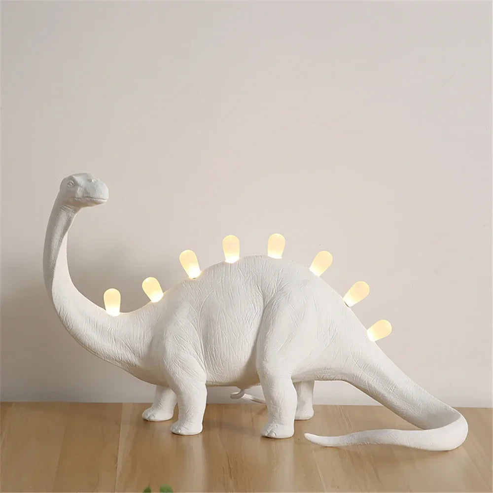 Modern JURASSIC Dinosaur Table Lamps Creative Animal Resin Lamp for Bedroom Home Lamp Cartoon Art Decor Room Decor Lights
