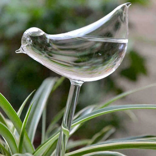 1Pc Travel Automatic Flower Watering Device Waterer Self Watering Globes Bulb Bird Shape Patio Lawn Garden Pot Planter