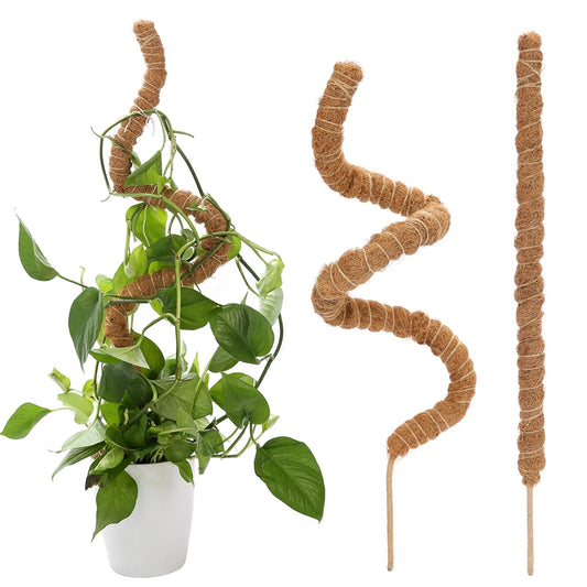 Wholesale Bendable Coco Coir Moss Pole Plant Cage Climbing Pole Plant Support Extension for Monstera Plant To Grow Upward Garden