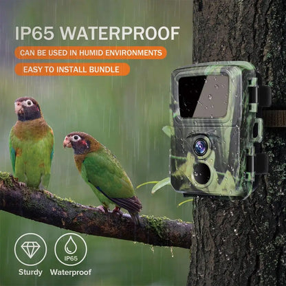 מצלמת ציד מיני שבילים צייד פראי צייד MINI600 20MP 1080P מצלמות בעלי חיים חיות בר מצלמות ראיית לילה מלכודות צילום מעקב
