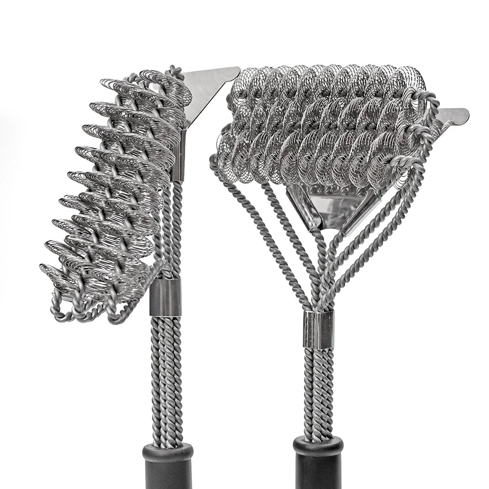 Brosse grillée de sécurité - Bristle Brussage BBQ sans barbecue résistant à la rouille Nettoyer de barbecue en acier inoxydable - Grands accessoires de grillades