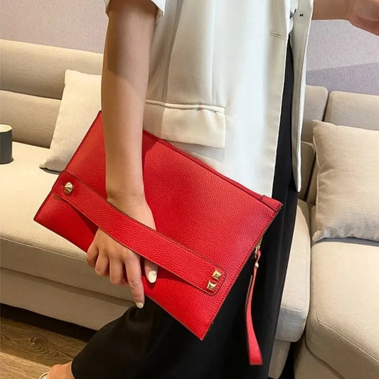 Fashion Luxury Handbag Women Bags PU Leather Designer ladies Evening Envelope Bag Female Day Clutches 2023 new lady Clutch purse