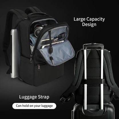 Lifetime Garantie Travel Backpack for Men 14-15.6-19 '' Laptop Backpack Male Business Backpack Bag voor school Mochila Masculina