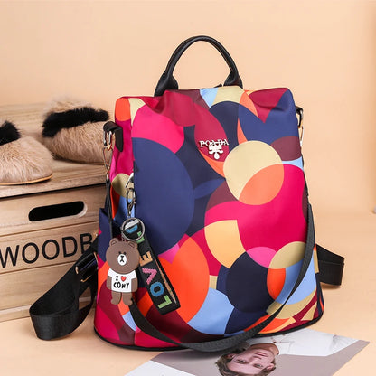 Sprzedaż fabryczna wielofunkcyjne plecaki antykradzieckie torby na ramię w Oxford dla nastolatków dziewczęta duża zdolność do szkoły podróżnej 2021