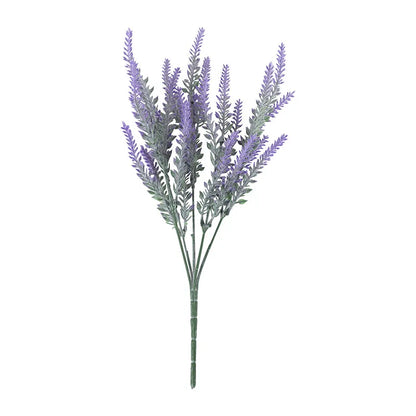 Eine Gruppe von Provence Lavendel Plastikkunstblumen falsche Pflanzen Hochzeit Home Dekoration Weihnachtstisch Dekoration