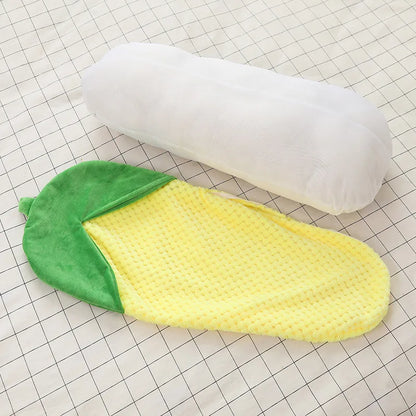 Pillow de apoio para dormir longos de desenho animado para travesseiro de travesseiro de pescoço para crianças para crianças almofada de travesseiro para cuidados de saúde