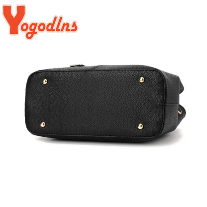 Yogodlns Slavné značkové značky Tašky Dámské kožené kabelky Nové luxusní dámské tašky na ruční tašky