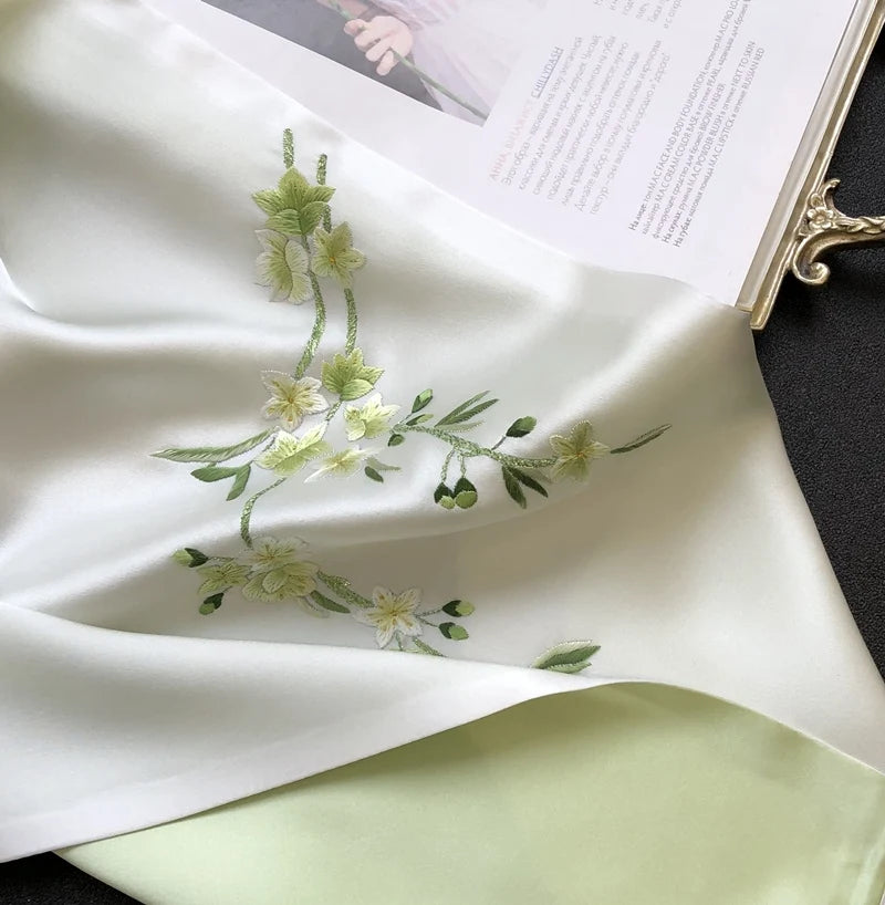 Suzhou brodeerattu todellinen silkkihuipi lady tyylikkäät huivi pashmina lahjapakkaus 100% silkki naisten huivi