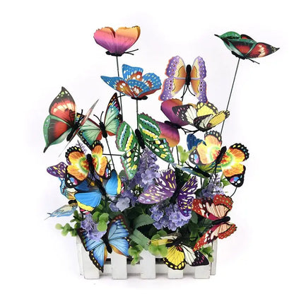 Mazzo di farfalle da giardino fioriera da giardino colorate colorate farfalle stravaganti decorazioni decorazioni da giardinaggio da giardinaggio