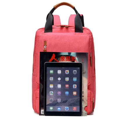 Mænd og kvinder mode rygsæk lærred rejse tilbage tasker afslappet bærbare poser stor kapacitet rucksack skolebog taske til teenager