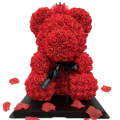 50/100/200 % 3,5 cm schuim Rose Heads Artificial Flower Teddy Bear Rose For Wedding Birthday Party Home Decor Diy Valentijns geschenken