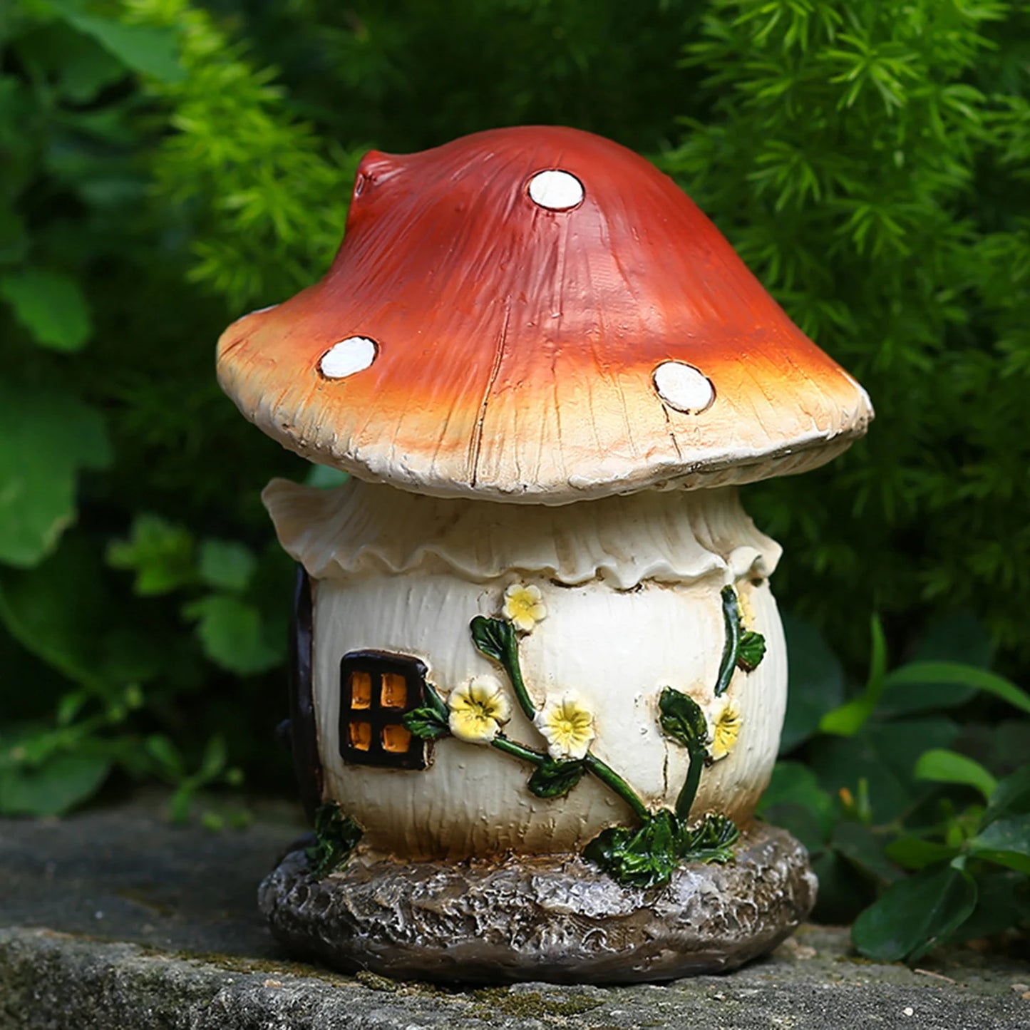 Hars Mushroom Decoratie Lawn Garden Outdoor Decor ornament voor patio Patio Fairy House beelden Sculptuur Gardener cadeau