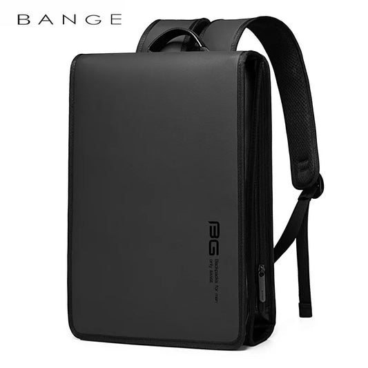 BANGE حقيبة ظهر للأعمال الجديدة للرجال مضادة للسرقة حقيبة حاسوب سعة كبيرة 14.1 بوصة حقيبة كمبيوتر محمول على ظهره الرجال أنيقة مقاوم للماء