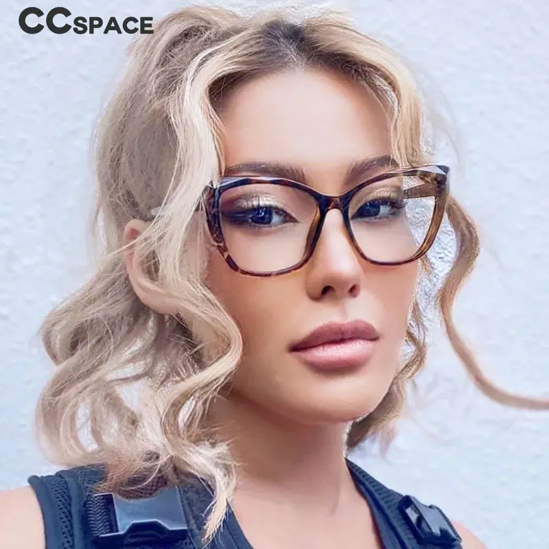 47313 Anti Blue Women Glasses Frames Plastic Titanium Optical Fashion Computer Glasses