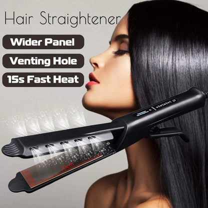 Ammattimainen hiusten suoristaja Neljän vaihde litteä rautakeraaminen lämmityslevy märkä ja kuiva lämmitys nopea suoristaminen muotoilutyökalu