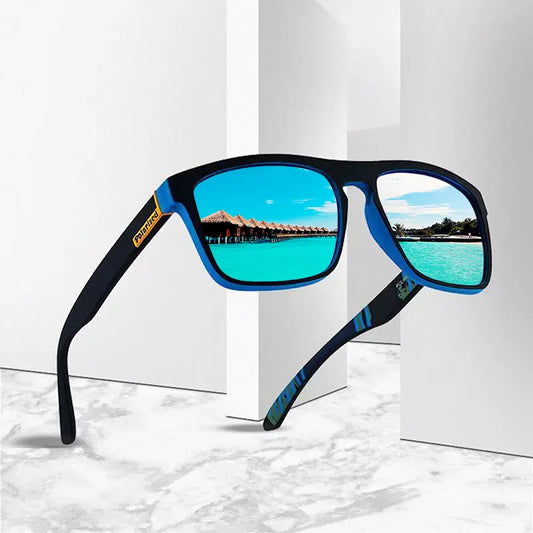 Új divat srác napfényes szemüveg polarizált napszemüveg férfiak klasszikus design tükör négyzet alakú női napszemüveg nők