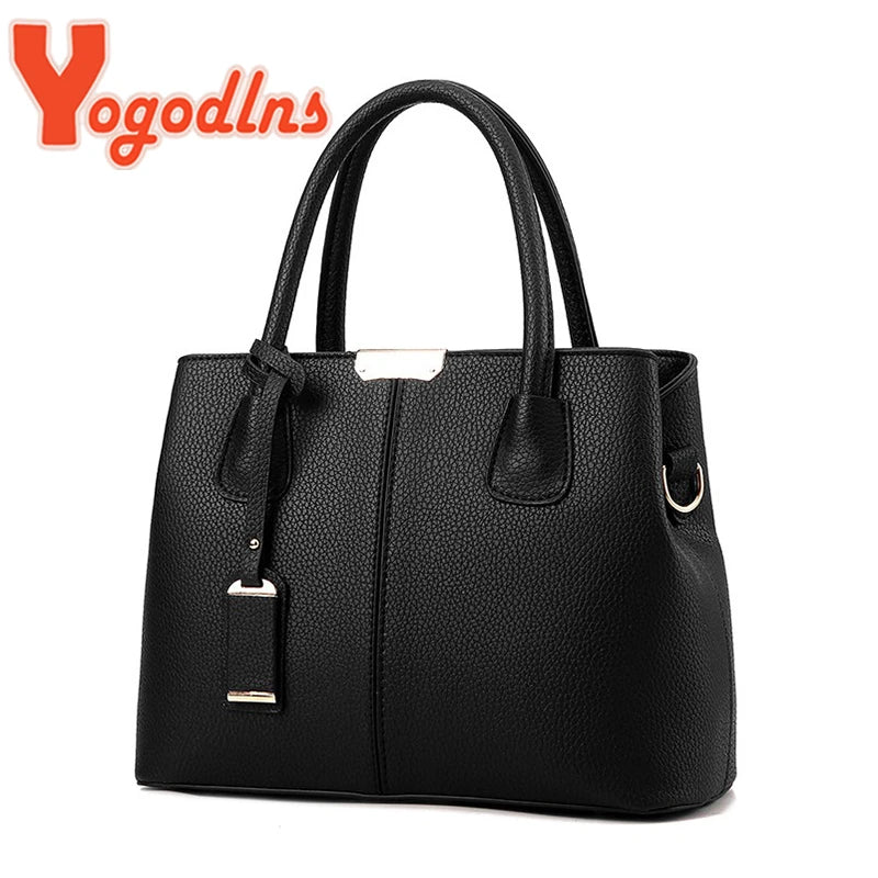 Yogodlns berühmte Designer -Marke -Taschen Frauen Leder Handtaschen neue Luxus Ladies Hands Bags Geldbeutel Mode Umhängetaschen