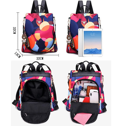 Shitje Fabrika Backpacks Multifunksional Anti-Teft Bags Bags Oxford për Vajzat e adoleshentëve me kapacitet të madh Baganta e Shkollës së Udhëtimit 2021