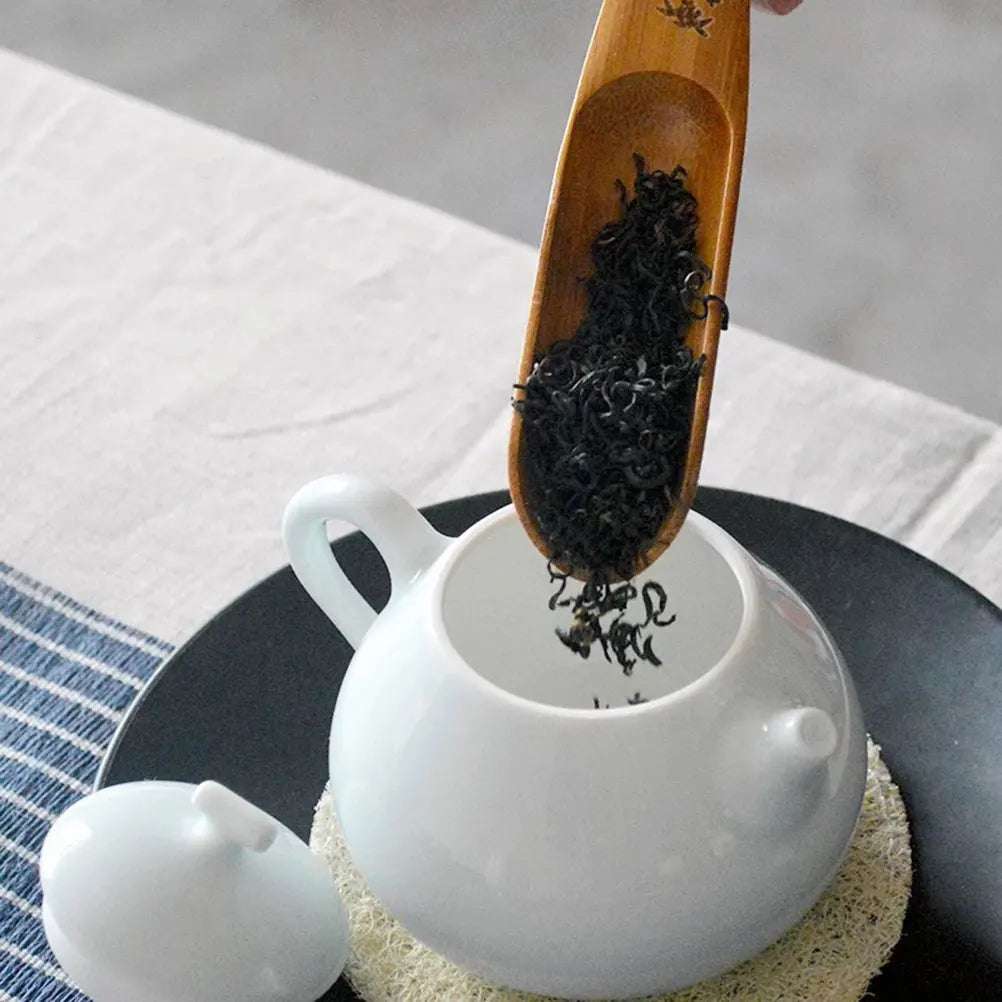 Teaware Accessories Spoon Coffee Filter Scoop Tableware Wooden Chinese Style