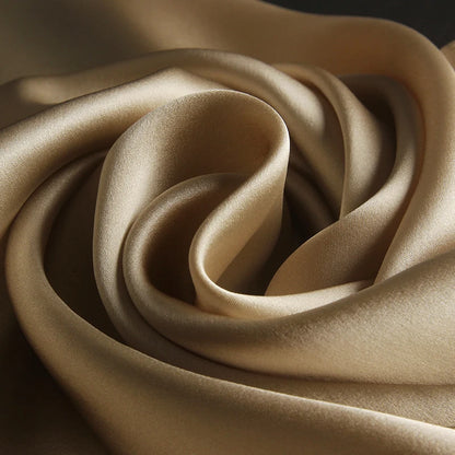 100% skutečný hedvábný šátek Ženy luxusní značka 2021 Natural Hangzhou Silk Shawls zábaly pro dámy solidní krk Scarf Silk Foulard